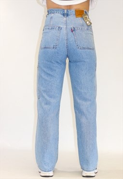 Utility Cargo Side Pocked High Rise Levi Jeans