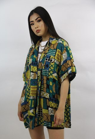 VINTAGE AMAZING 90'S PATTERNED SHIRT