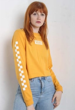 Vintage Vans Long Sleeve T-Shirt Yellow