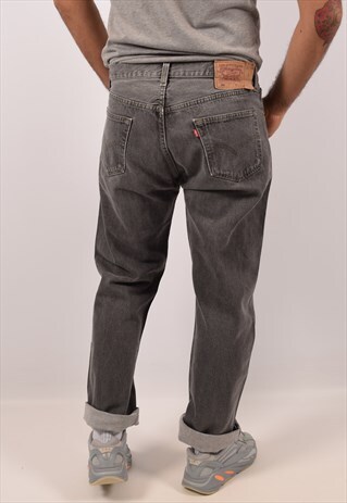 VINTAGE LEVI'S 501 JEANS STRAIGHT GREY