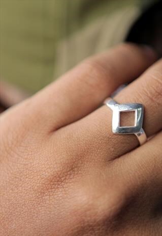 WOMENS SILVER RING SHAPE RING MENS SILVER RING FESTIVAL 1045