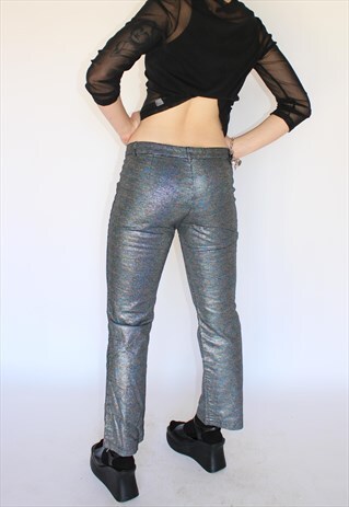 90S GUESS RETRO FESTIVAL SHIMMER JEANS