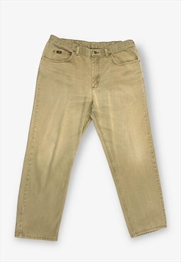 Vintage lee straight leg jeans beige w38 l30 BV17892