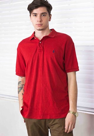 VINTAGE RALPH LAUREN SHIRT LOGO 90S M 9.7