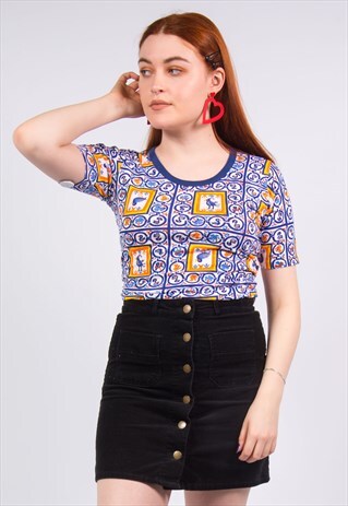 VINTAGE 70'S BIRD PRINT T-SHIRT