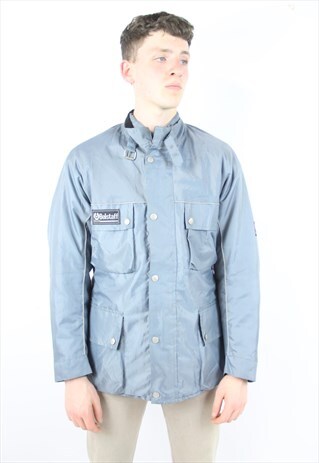 VINTAGE BELSTAFF BLUE QUILTED REVERSIBLE JACKET