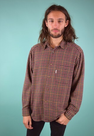 VINTAGE 90'S CHECKED SHIRT
