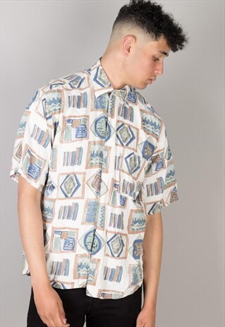 VINTAGE PATTERN SHIRT PTS077