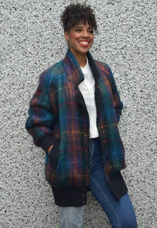 VINTAGE 90'S MOHAIR CARDIGAN COAT