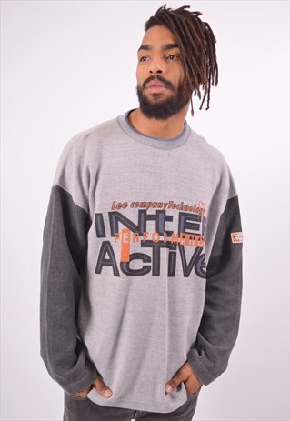 VINTAGE LEE TOP LONG SLEEVE GREY