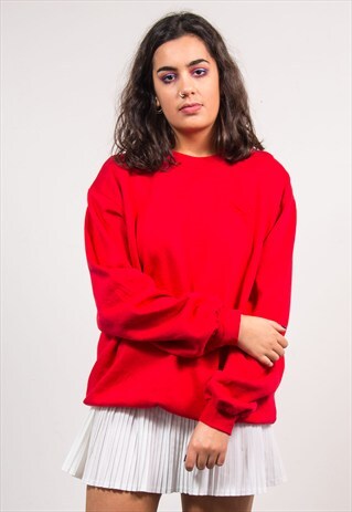 90'S VINTAGE RED PUMA SWEATER SWEATSHIRT
