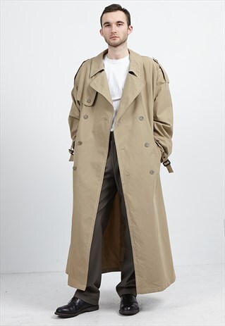 VINTAGE BEIGE DANIEL HECHTER PARIS TRENCH COAT