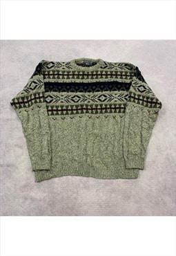 Vintage Knitted Jumper Men's L