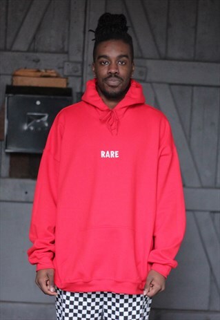 RED OVERSIZED HOODIE