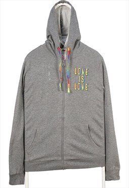 Vintage 90's Vintage club Hoodie Love is love Zip Up