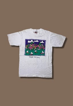 vintage 90s Antigua west indies tshirt