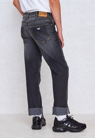 VINTAGE GREY ARMANI DENIM JEANS