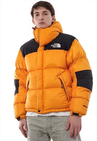 VINTAGE THE NORTH FACE BALTORO PUFFER JACKET 90S YELLOW