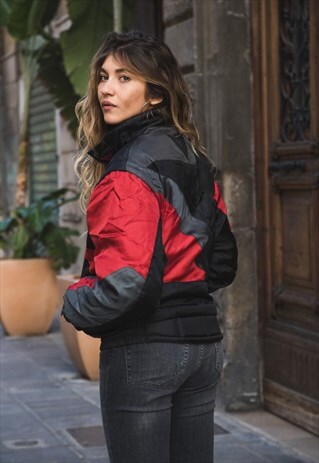 VINTAGE BIKER JACKET BY DAINESE REMOVIBLE SLEEVE COD.1-229
