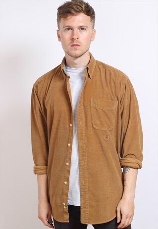 VINTAGE CORDUROY TOMMY HILFIGER SHIRT