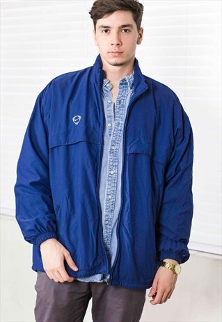 VINTAGE NIKE WINDBREAKER JACKET LOGO 90S XL 27.3