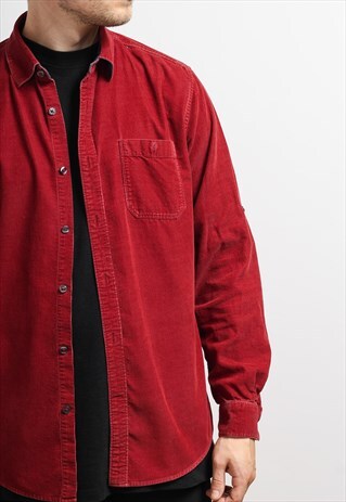 VINTAGE CORDUROY SHIRT RED