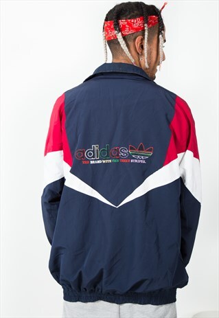 VINTAGE ADIDAS SPORT SHELL JACKET / S1926