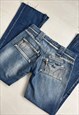 Vintage Y2k Miss Sixty Jeans Distressed Low Rise Bootcut 90s