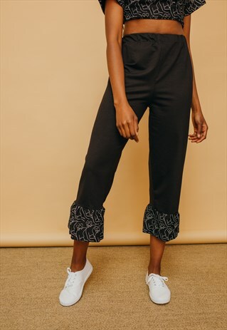 NUDES FRILL TROUSERS