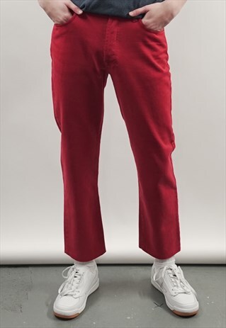 VINTAGE 90'S DARK RED JEANS