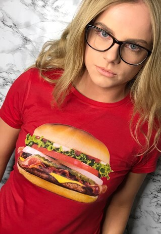 BURGER GRAPHIC T SHIRT