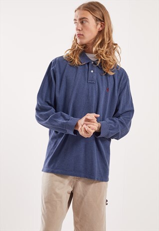 VINTAGE RALPH LAUREN LONG SLEEVE POLO TOP