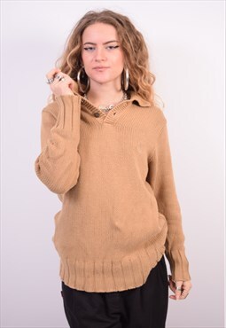 Vintage Timberland Jumper Sweater Beige