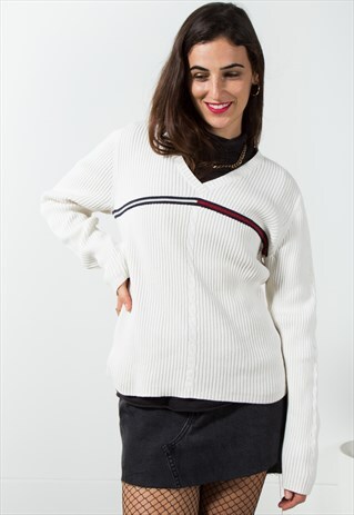 VINTAGE TOMMY HILFIGER KNIT JUMPER / S617
