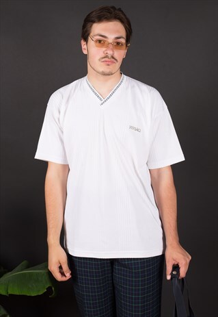 -RARE- Y2K WHITE VERSACE CLASSIC V2 T-SHIRT