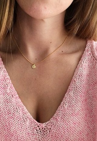 LITTLE GOLD COIN NECKLACE