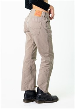 Beige Tan 90s Levi's 559 Cargo Skater Trousers Pants Jeans