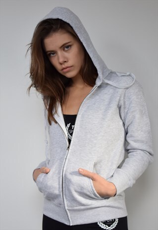 GREY HOODIE 'BLOGGER BABE'