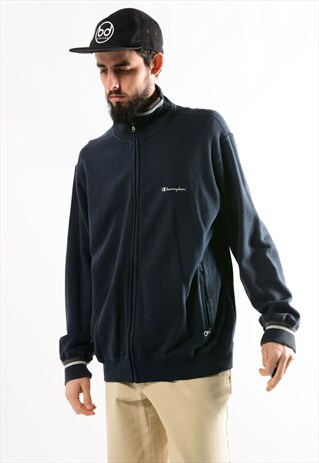 CHAMPION BLUE TRACK JACKET.
