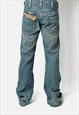 ARMANI JEANS DEADSTOCK Y2K FLARE BLUE JEANS UNISEX VINTAGE