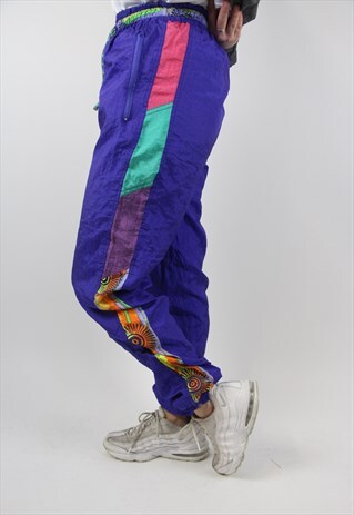 VINTAGE PATTERNED SHELL PANTS