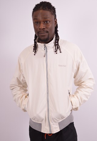 WOOLRICH MENS VINTAGE JACKET LARGE WHITE 90S