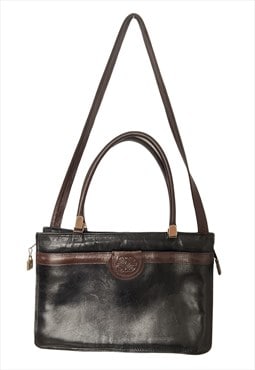 Loewe vintage black leather bag.