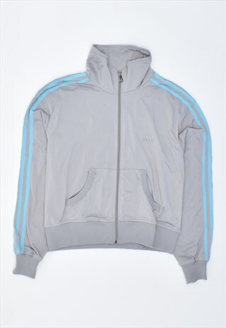 VINTAGE 90'S ADIDAS TRACKSUIT TOP JACKET GREY