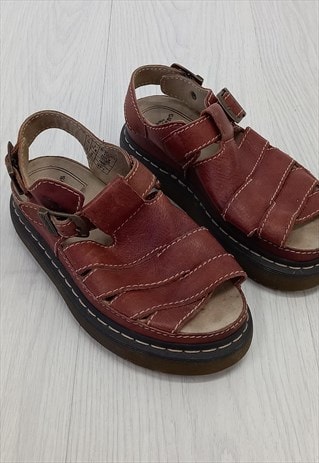 Fisherman Sandals Brown Leather 