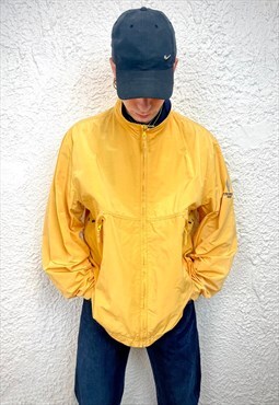 Vintage TRUSSARDI 90s yellow windbreaker