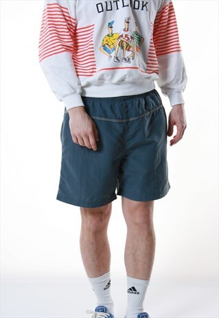 90S VINTAGE ADIDAS SUMMER SPORTS SHORTS LOGO OVERSIZED 13250