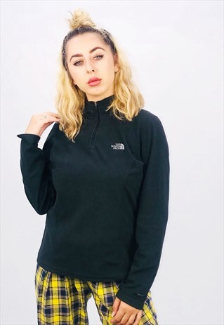 VINTAGE THE NORTH FACE 1/4 ZIP UP FLEECE