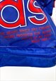 VINTAGE 80S GYM BLUE AND RED BAG 