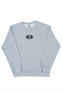 Sweatshirt Oval Logo Lounge Grey